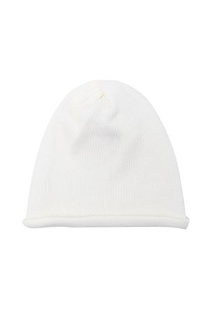 White virgin wool beanie LITTLE BEAR KIDS | 7017LATTE